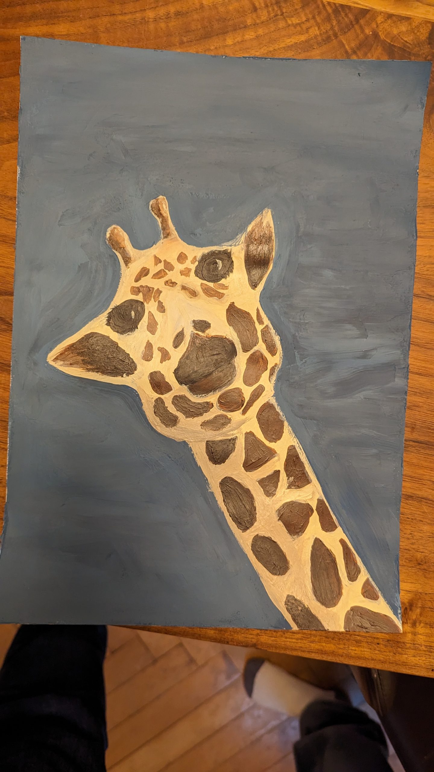 Neugierige Giraffe